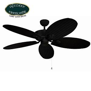 O�uzhan - The Outdoor Series Siyah - 132 Cm. D�� Mekan Tavan Vantilat�r�