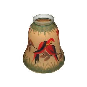 3l� Ayd�nlatmalar ��in El Boyama Papa�an Desenli Zil Cam - 1 Adet