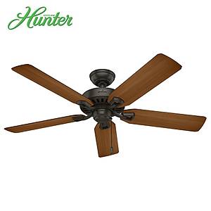 Hunter - Builders Elite �a�da� Bronz - 132 Cm. D�� Mekan - Nemli Mekan Tavan Vantilat�r�