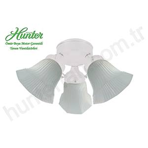 Hunter - 3 l� Buzlu K��eli Cam Beyaz Ayd�nlatma