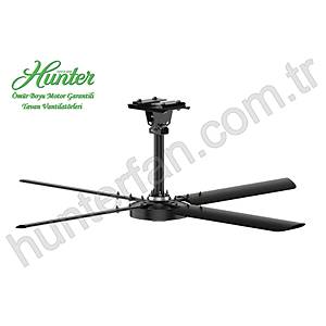 Hunter - RM - 244 Cm. �ap�nda End�striyel Geni� Alan Tavan Vantilat�r�