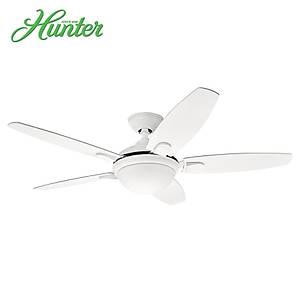 Hunter - Contempo Beyaz - 132 Cm. Ayd�nlatmal� Tavan Vantilat�r�