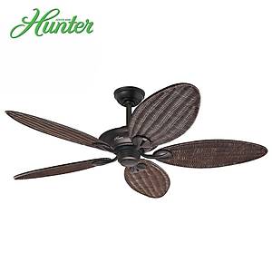 Hunter - Maribel �a�da� Bronz - 137 Cm. Has�r Kanatl� D�� Mekan Tavan Vantilat�r�