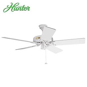 Hunter - Classic Original Beyaz - 132 Cm. Beyaz Kanatl� D�� Mekan - Nemli Mekan Tavan Vantilat�r�