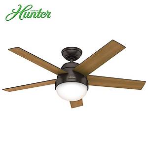 Hunter - Stile �a�da� Bronz - 117 Cm. Ayd�nlatmal� Uzaktan Kumandal� Tavan Vantilat�r�