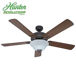 Hunter Revolutions - Classic Deluxe �a�da� Bronz - 132 Cm. Ayd�nlatmal� Tavan Vantilat�r�