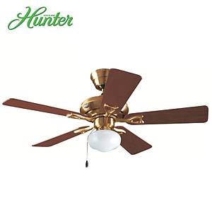 Hunter - Seville Mat Pirin� - 112 Cm. Beyaz K�re Cam Ayd�nlatmal� Tavan Vantilat�r�