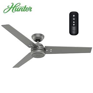 Hunter - Protos Mat G�m�� - 132 Cm. Uzaktan Kumandal� D�� Mekan - Nemli Mekan Tavan Vantilat�r�