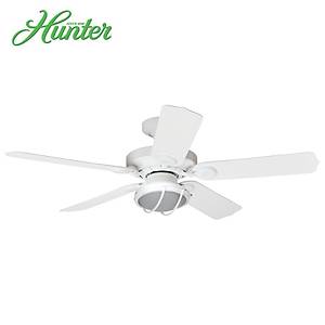 Hunter - Outdoor Elements II Beyaz - 132 Cm. Ayd�nlatmal� D�� Mekan Tavan Vantilat�r�