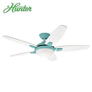 Hunter - Contempo A��k Ye�il - 132 Cm. Ayd�nlatmal� Tavan Vantilat�r�