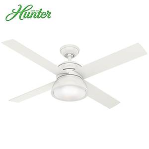 Hunter - Loki Taze Beyaz - 132 Cm. Ayd�nlatmal� Uzaktan Kumandal� Tavan Vantilat�r�