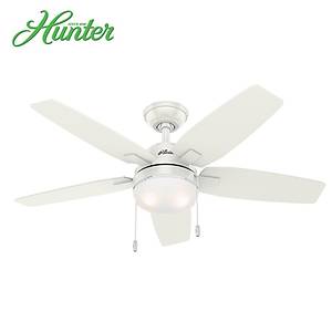 Hunter - Arcot Taze Beyaz - 117 Cm. Ayd�nlatmal� Tavan Vantilat�r�