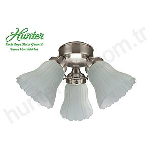 Hunter - 3 l� F�r�alanm�� Nikel G�vde Renkli - Elite Buzlu Cam Ayd�nlatma