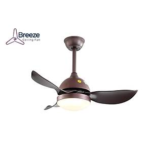 Breeze - Alanya Kahverengi - 86 Cm. Kanat �apl� Ayd�nlatmal� Tavan Vantilat�r�