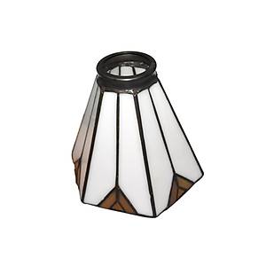 3l� Ayd�nlatmalar ��in ��gen Desenli Vitray Cam - 1 Adet