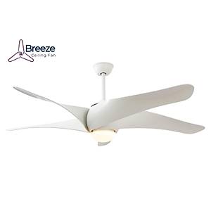 Breeze - Fethiye DC Motor Beyaz - 152 Cm. Kanat �apl� Ayd�nlatmal� Tavan Vantilat�r�