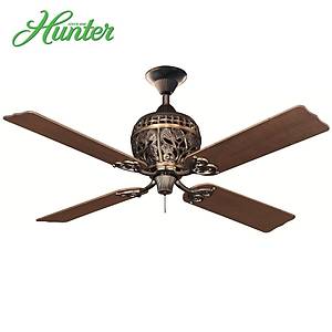 Hunter - 1886 Series Kehribar Bronz - 132 Cm. Tavan Vantilat�r�