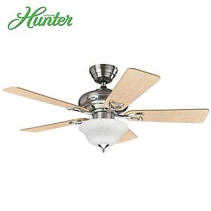 Hunter - Seville F�r�alanm�� Nikel - 112 Cm. �anak Ayd�nlatmal� Tavan Vantilat�r�