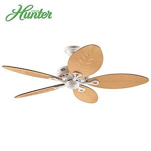 Hunter - Savoy Beyaz - 137 Cm. A��k Renkli Plastik Kanatl� Tavan Vantilat�r�