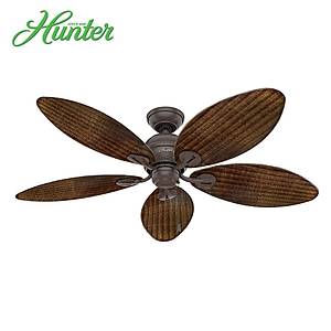 Hunter - Caribbean Breeze Y�pranm�� Bronz -  137 Cm. Plastik Kanatl� Tavan Vantilat�r�