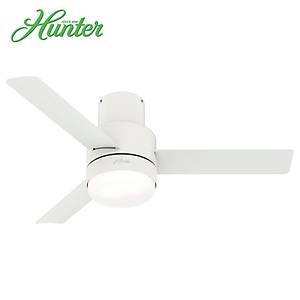 Hunter - Gilmour Mat Beyaz - 132 Cm. Ayd�nlatmal� Nemli Mekan Tavan Vantilat�r�