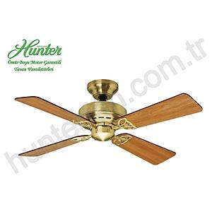 Hunter - Bayport Parlak Pirin� - 107 Cm. Tavan Vantilat�r�