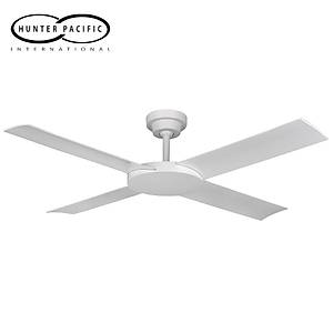 Hunter Pacific Attitude D�k�m Beyaz Al�minyum - 132 Cm. Tavan Vantilat�r�