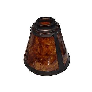 3l� Ayd�nlatmalar ��in Bronz Kont�rl� Kehribar Zil Cam - 1 Adet