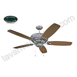 O�uzhan - Efes Antik F�r�alanm�� Nikel - 152 Cm. �zel Tasar�m S�sleme Ayd�nlatmal� Tavan Vantilat�r�