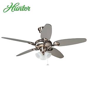 Hunter - Alchemy F�r�alanm�� Nikel - 137 Cm. ��l� Avize Ayd�nlatmal� Tavan Vantilat�r�