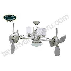 O�uzhan - Twin Star Antik Pirin� - 63 Cm. �ift Motorlu Tavan Vantilat�r�
