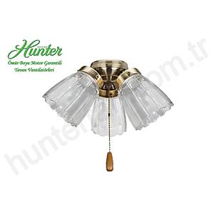 O�uzhan - Dalgal� �effaf Cam Antik Pirin� Ayd�nlatma