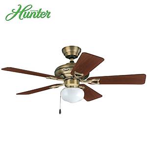 Hunter - Seville Antik Pirin� - 112 Cm. Ayd�nlatmal� Tavan Vantilat�r�