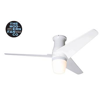 Modern Fan - Velo Hugger Beyaz Aydnlatmal 132 Cm. Tavan Vantilatr