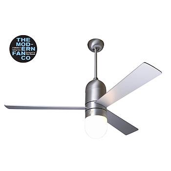 Modern Fan - Cirrus Alminyum 132 Cm. Aydnlatmal Tavan Vantilatr