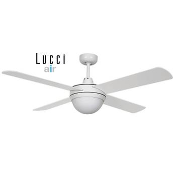 Lucci Air - Futura Eco Beyaz - 122 Cm. Aydnlatmal Tavan Vantilatr