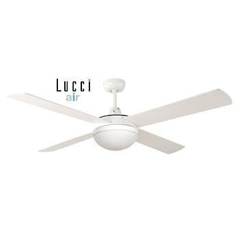 Lucci Air Futura Eco Big Beyaz - 132 Cm. Aydnlatmal Tavan Vantilatr