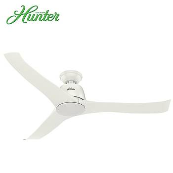 Hunter - Harmony Beyaz - 137 Cm. Duvar Kumandal Tavan Vantilatr