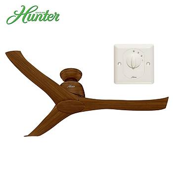 BAH�EL�EVLER YAYLA Espressolab Ali bey �zel Sipari� - Hunter - Harmony Ah�ap Eskitme - 137 Cm. Ayd�nlatmas�z Duvar Kumandal� Tavan Vantilat�r�