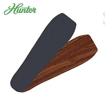 Hunter - Industrie Grafit - 132 Cm. Buzlu Delik Cam Aydnlatmal Tavan Vantilatr