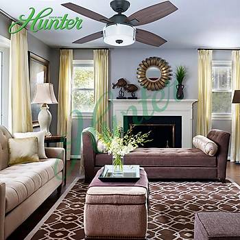 Hunter - Central Park Ypranm elik - 107 Cm. Aydnlatmal Tavan Vantilatr