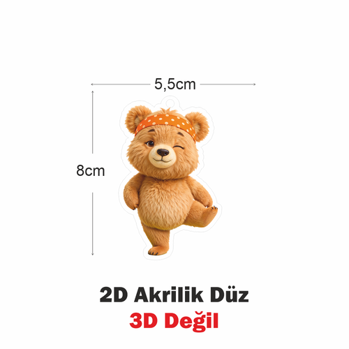 Araba Ayna Ss Ay Yoga, Pleksi Malzeme, UV Baskl