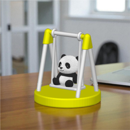 Sevimli Sal�ncakta Sallanan Panda Sar�, Araba Yada T�m Ya�am Alanlar� i�in Fig�r