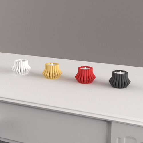 Led Mumluk 2 Adet Dekoratif, Modern ve Salam, Led Tealight Dahil 001