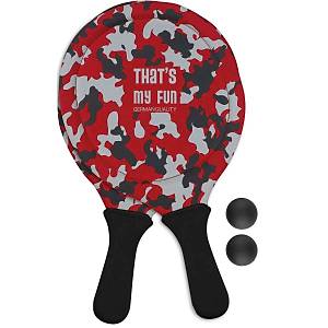 Plaj Tenisi Camo K�rm�z�