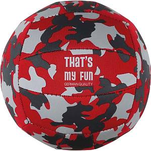 Plaj Topu Camo K�rm�z� - Boyut 3