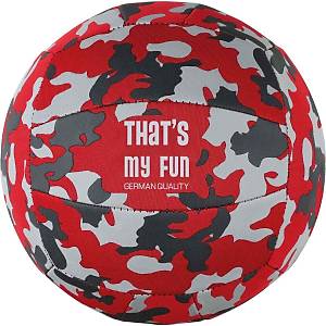 Plaj Topu Camo K�rm�z� - Boyut 5