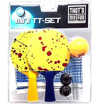 Mini TT Set (2 mini raket + 1 masa tenisi a + 1 top)