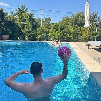 Plaj Topu Funky Strokes - Boyut 5