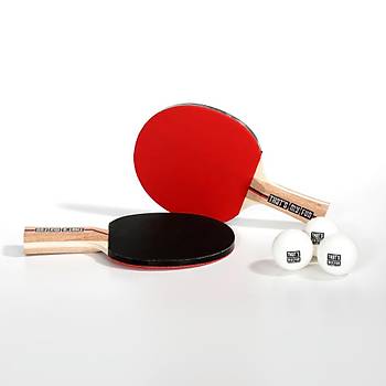 Midi Table Tennis Set (2 Raket + 3 Top)